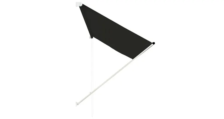 Copertina retractabila, antracit, 250 x 150 cm — imaginea 3