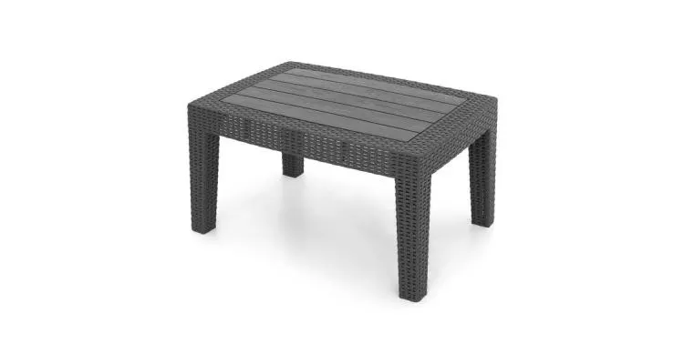 Set mobilier 2 fotolii, canapea si masuta de exterior poliratan PONTE — imaginea 3