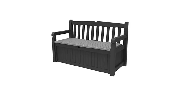 Banca cu spatiu de depozitare Eden 265 L, Keter — imaginea 3