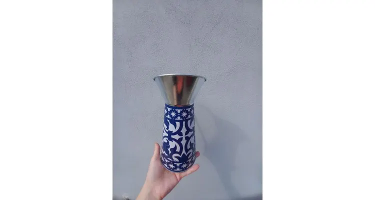 Cana de gradina metalica in stil mediteranean Esschert Design Olanda, 25.1 x 12.7 x 20.8 cm — imaginea 4