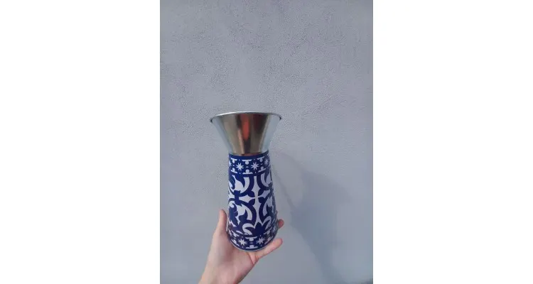 Cana de gradina metalica in stil mediteranean Esschert Design Olanda, 25.1 x 12.7 x 20.8 cm — imaginea 5