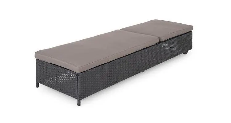 Sezlong ENCORE negru/gri — imaginea 2