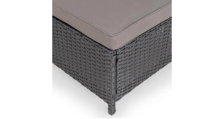 Sezlong ENCORE negru/gri — imaginea 4
