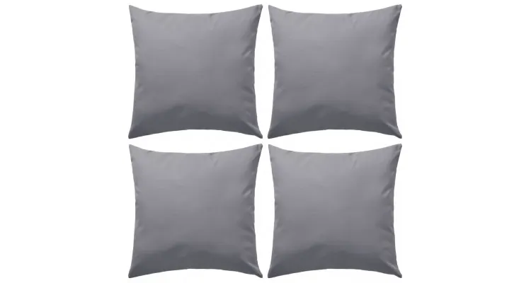 Perne de exterior, 4 buc., gri, 45 x 45 cm — imaginea 2