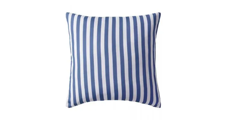 Perne de exterior, 2 buc., imprimeu dungi, 45x45 cm, bleumarin — imaginea 3