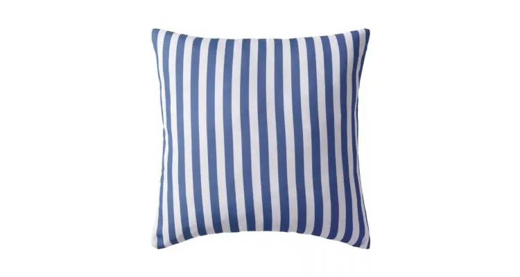 Perne de exterior, 4 buc., imprimeu dungi, 45x45 cm, bleumarin — imaginea 3