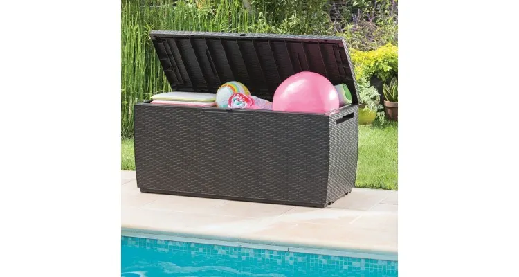 Cutie depozitare pentru gradina CAPRI STORAGE 305 L Gri Antracit — imaginea 3