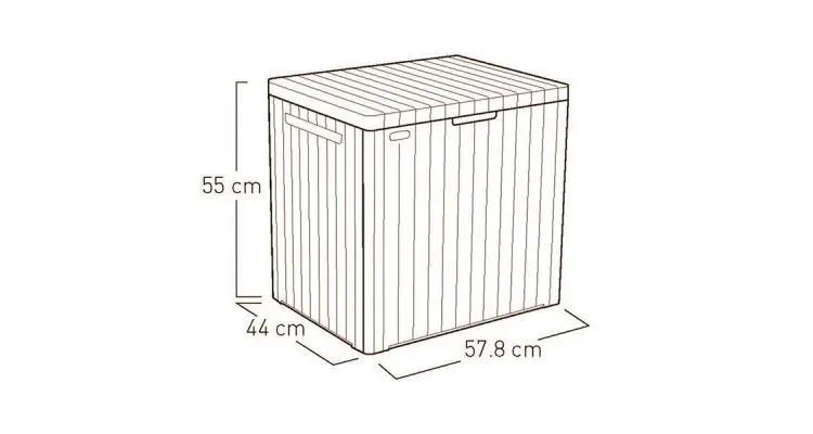 Cutie pentru depozitare de gradina City Storage box 113l Keter 246942 — imaginea 5