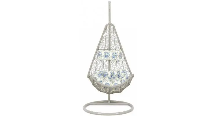 Leagan balansoar Cocon, poliratan Gri deschis L.80 x l.70 x H.130 cm — imaginea 2