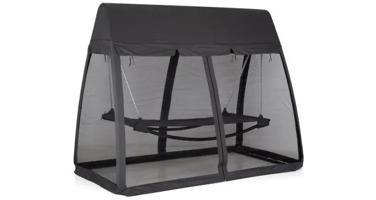 Hamac cu plasa de tantari HALIE gri — imaginea 4