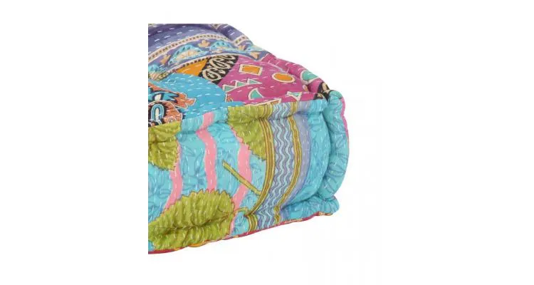 Perna pentru canapea din paleti, multicolor, textil, petice — imaginea 3
