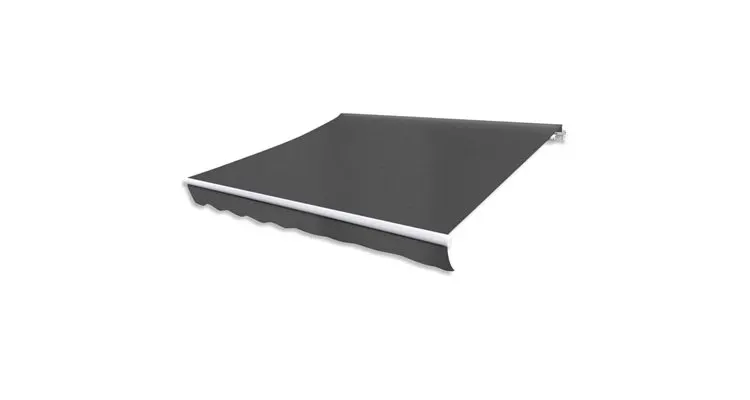 Copertina reglabila cu actionare manuala, 300 cm, antracit