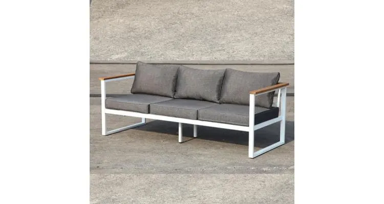 Set mobilier gradina RICHYWOOD cu 2 fotolii, canapea si masuta — imaginea 5