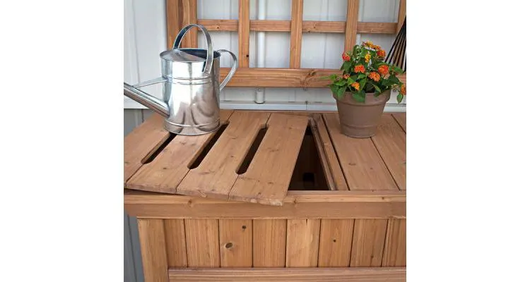 Masa gradinarit din lemn de cedru BACKYARD — imaginea 3