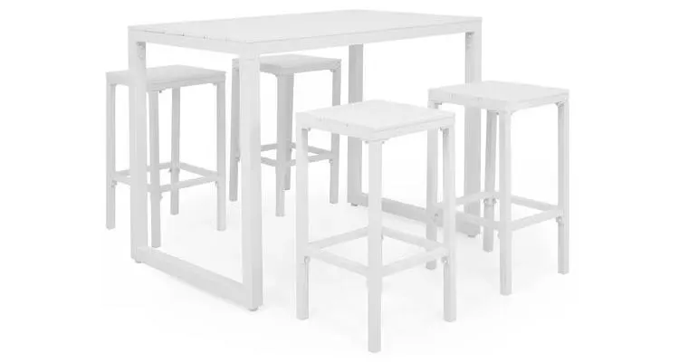 Set ESCALE cu 4 scaune bar, masa bar — imaginea 2