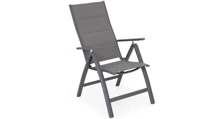 Set EASY cu 6 scaune si masa, gri/negru — imaginea 4