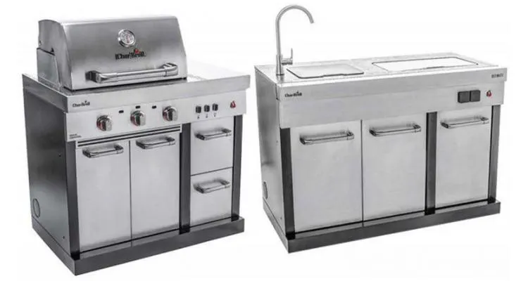 Bucatarie exterioara modulara Char-Broil Ultimate Entertainment gratar + chiuveta — imaginea 3