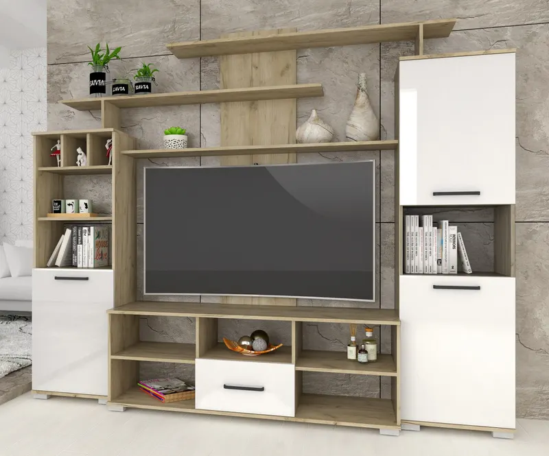 Living Joy, Stejar K02/MDF Alb