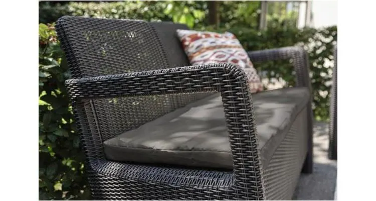 Set mobilier de gradina Tarifa Lounge Keter,Grafit — imaginea 3