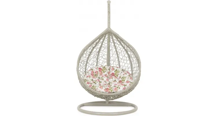 Leagan balansoar copii BOWL KIDS L. 85 x l. 60 x H. 150 cm, gri