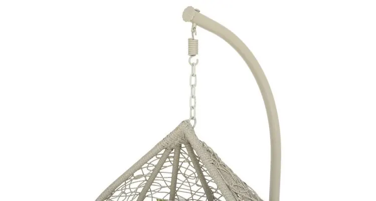 Leagan balansoar copii BOWL KIDS L. 85 x l. 60 x H. 150 cm, gri — imaginea 2