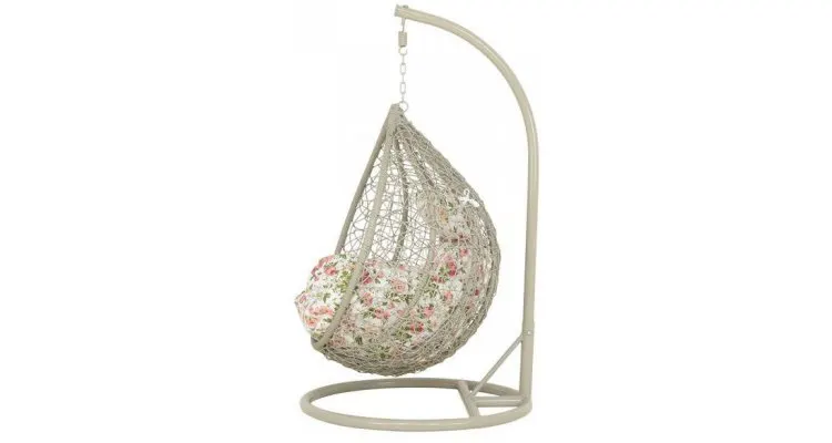 Leagan balansoar copii BOWL KIDS L. 85 x l. 60 x H. 150 cm, gri — imaginea 3