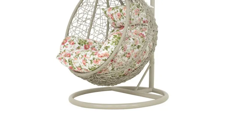 Leagan balansoar copii BOWL KIDS L. 85 x l. 60 x H. 150 cm, gri — imaginea 4