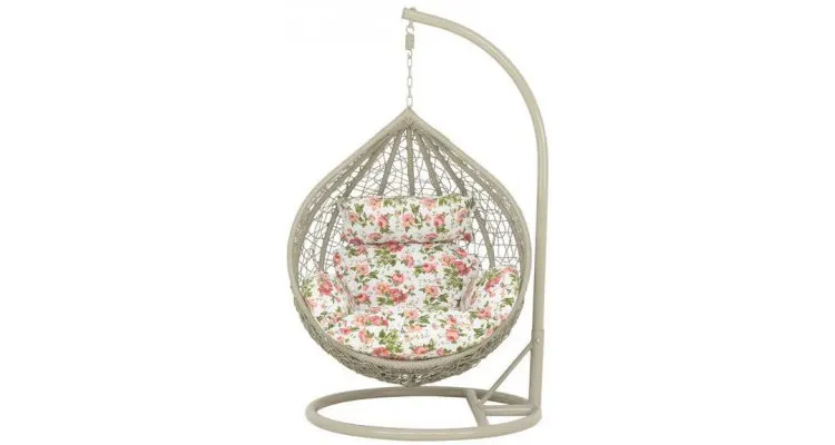 Leagan balansoar copii BOWL KIDS L. 85 x l. 60 x H. 150 cm, gri — imaginea 5