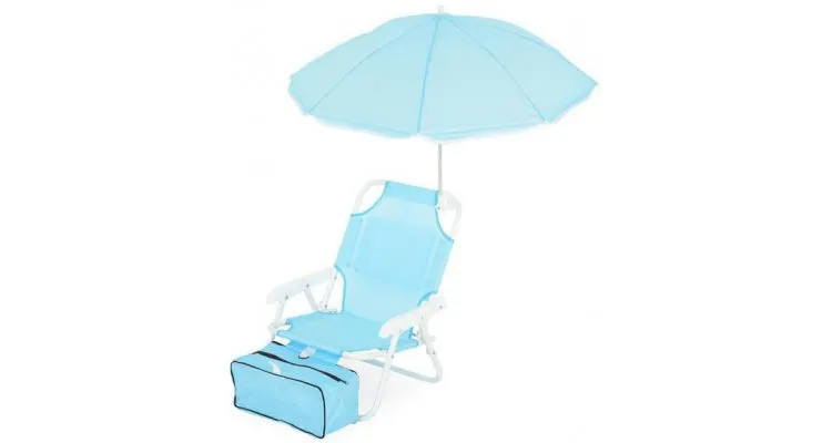 Scaun copii cu parasolar si geanta frigorifica KIDS BEACH — imaginea 2