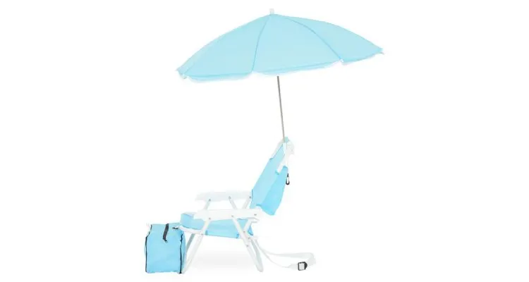 Scaun copii cu parasolar si geanta frigorifica KIDS BEACH — imaginea 3