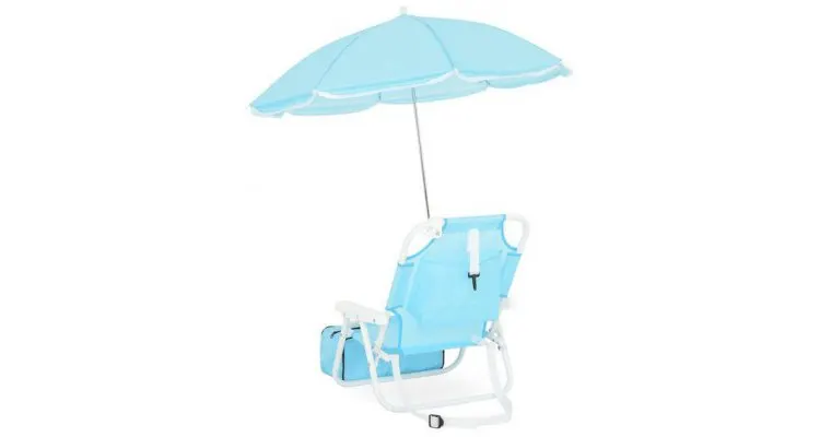 Scaun copii cu parasolar si geanta frigorifica KIDS BEACH — imaginea 4