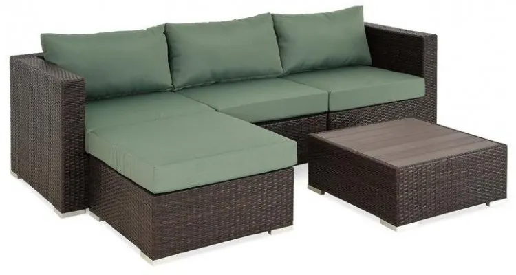 MIRA Set mobilier gradina/terasa, coltar 4 piese si masuta — imaginea 3