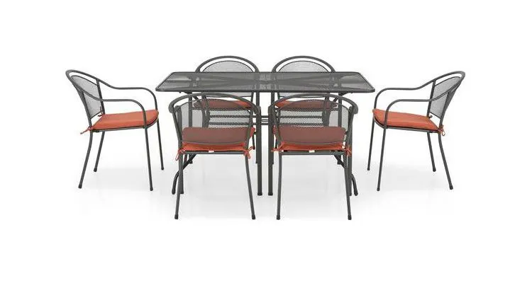 CHAYNE Set masa dreptunghiulara si 6 scaune — imaginea 4