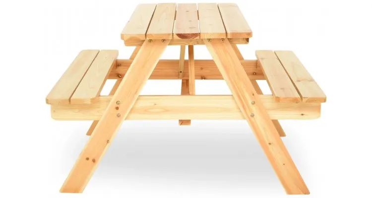 Set mobilier KIDS PICNIC terasa/gradina, masa pliabila, 2 banchete — imaginea 3