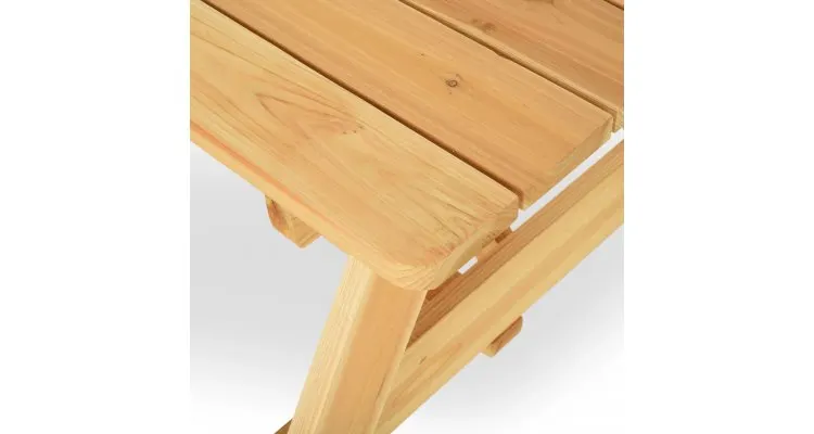 Set mobilier KIDS PICNIC terasa/gradina, masa pliabila, 2 banchete — imaginea 5