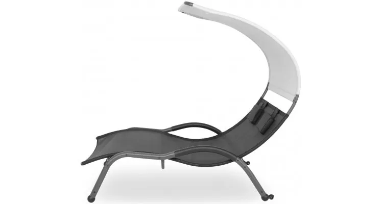 Sezlong ABELLA dublu cu pavilion — imaginea 4