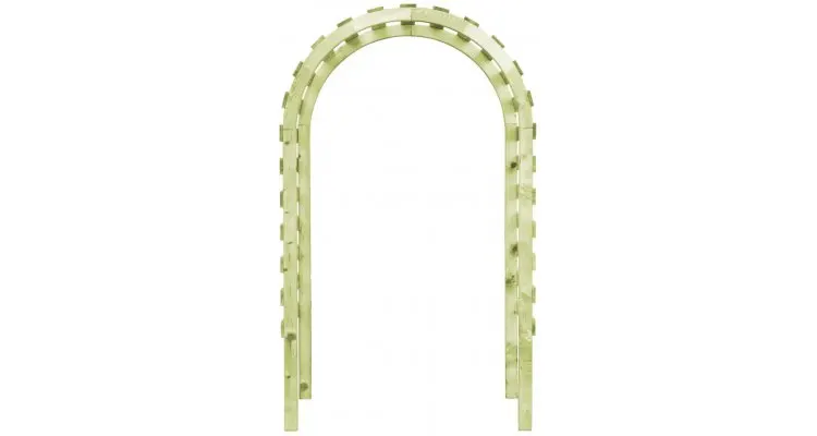 Pergola de gradina, 130 x 60 x 230 cm, lemn de pin tratat — imaginea 2