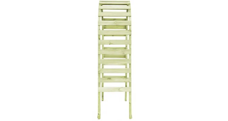 Pergola de gradina, 130 x 60 x 230 cm, lemn de pin tratat — imaginea 3