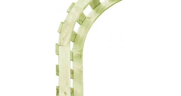 Pergola de gradina, 130 x 60 x 230 cm, lemn de pin tratat — imaginea 4