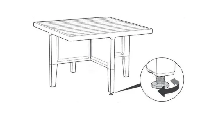 Set mobilier de gradina, Columbia 5 piese Grafit/Gri-rece — imaginea 5