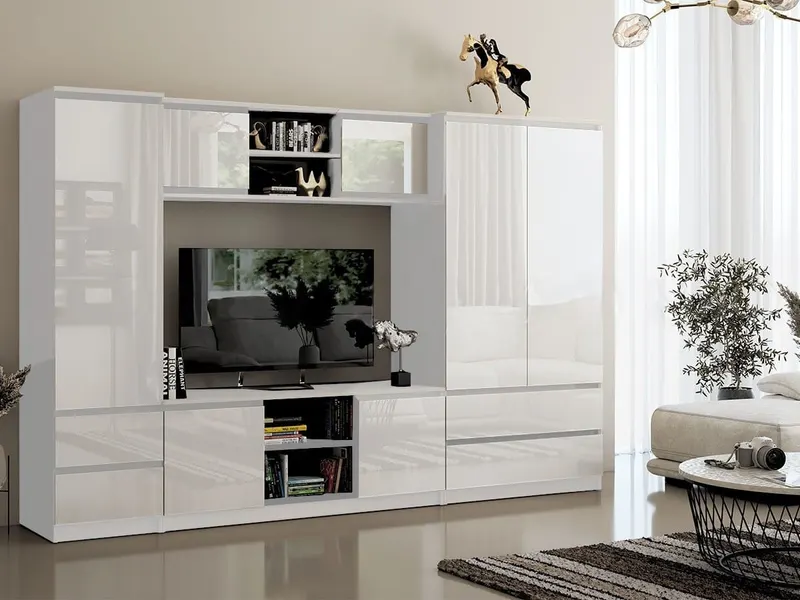 Living Chilli, Alb/MDF Alb acril