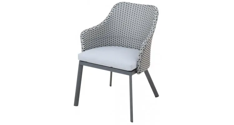 Set mobilier gradina Rhodos, gri — imaginea 4
