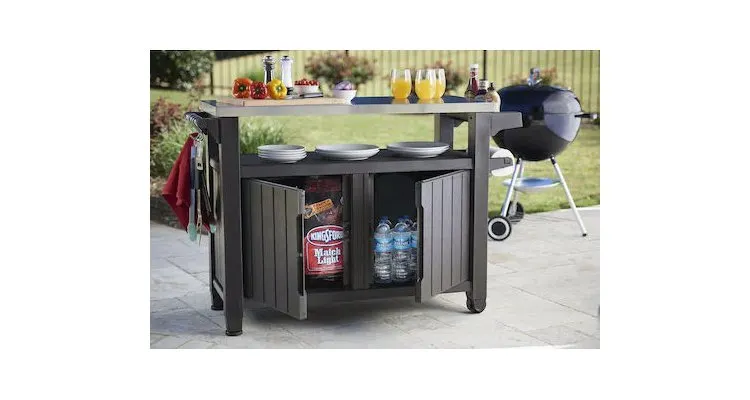 Masa Barbeque XL cu blat din inox Keter — imaginea 3