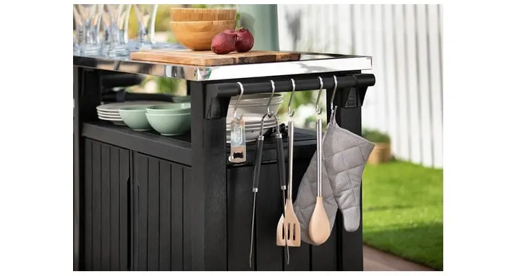 Masa Barbeque XL cu blat din inox Keter — imaginea 4
