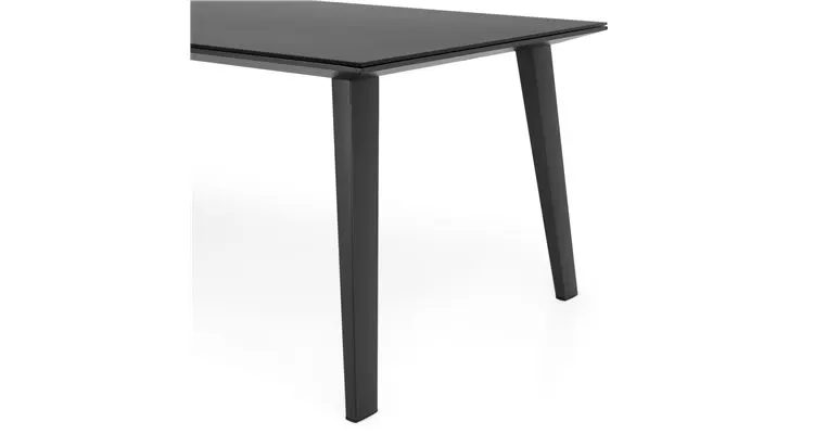 Masa exterior ALBACETE L.280 l.110 H.75 negru — imaginea 3