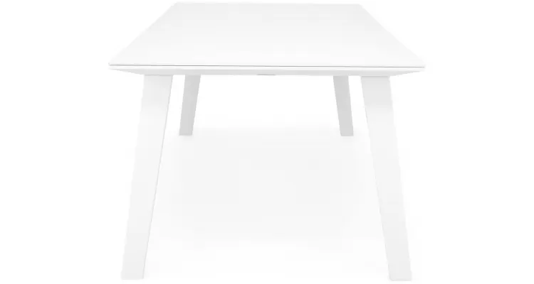 Masa de gradina ALBACETE L 240 x l 100 x H 75 alb — imaginea 3