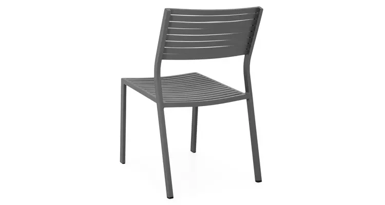 Scaun exterior CORDOBA L.62 l.57 H.81.5 gri — imaginea 3
