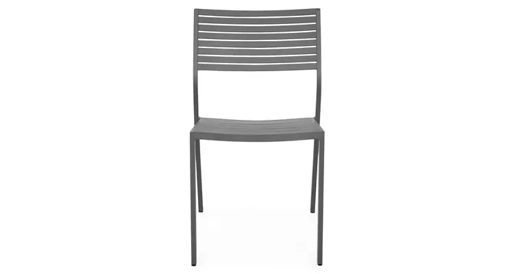 Scaun exterior CORDOBA L.62 l.57 H.81.5 gri — imaginea 5