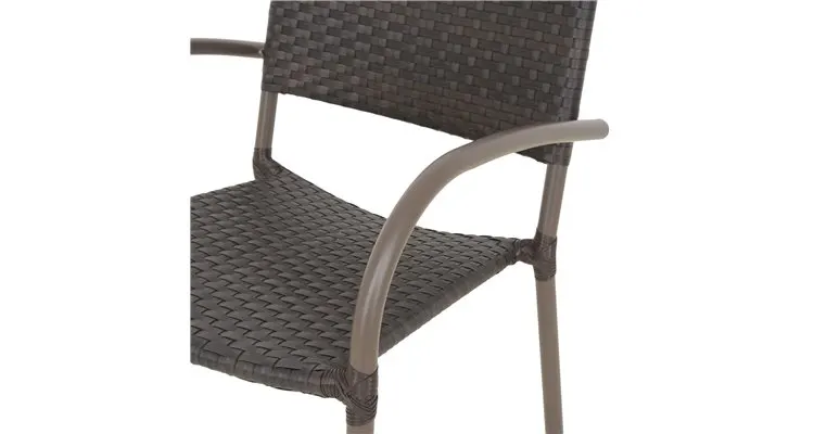 Scaun suprapozabil ALBACETE L 55 x l 68 x H 84 maro — imaginea 5
