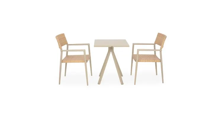 Set mobilier terasa gradina CORDOBA SORIA 2 scaune si masa — imaginea 2